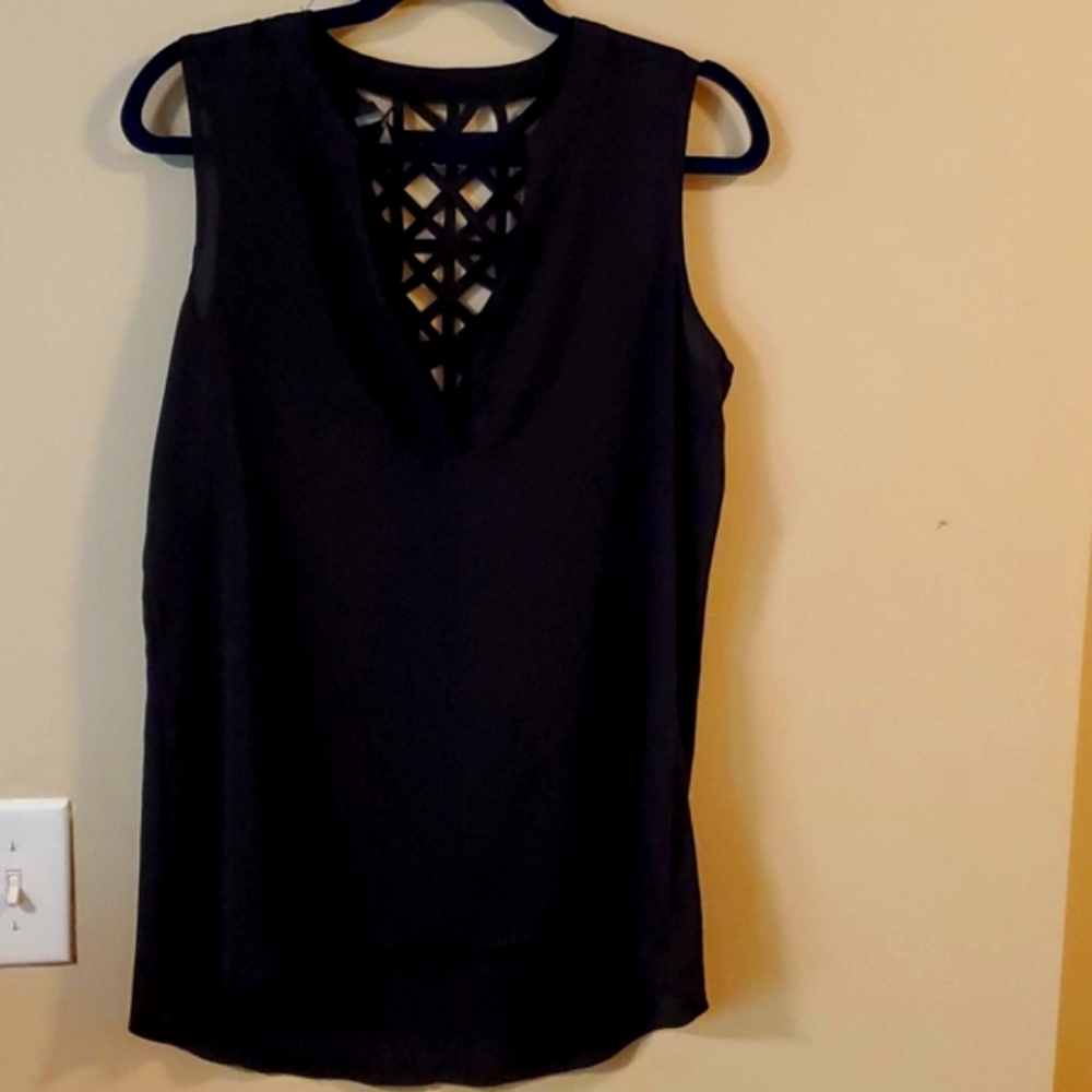 Black long tank...medium